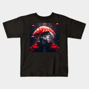 Mushroom girl 32 Kids T-Shirt